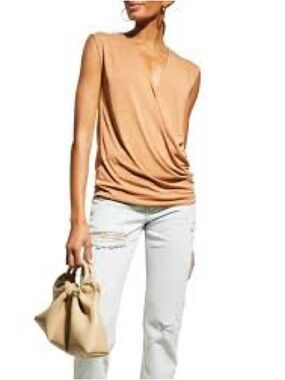 rag & bone Christy Draped Top Sz M